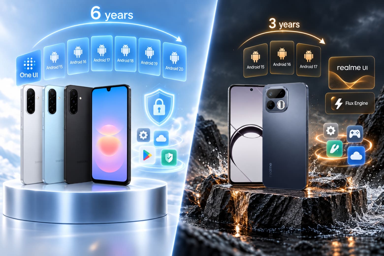 So sánh Samsung Galaxy A18 và Realme 16T 5G chi tiết từ thông số đến thực tế 13 Galaxy A18 linh hoạt ống kính, Realme chú trọng camera chính 50MP