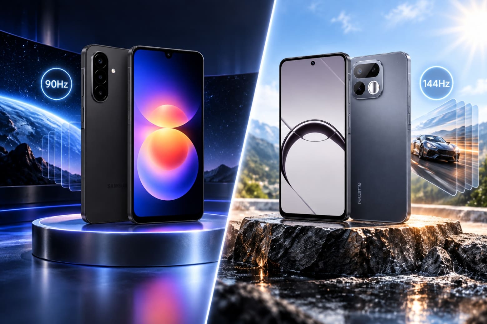 So sánh Samsung Galaxy A18 và Realme 16T 5G chi tiết từ thông số đến thực tế 9 Galaxy A18 ưu tiên độ nét, Realme 16T 5G thiên độ mượt