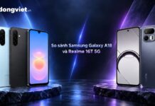 So sánh Samsung Galaxy A18 và Realme 16T 5G
