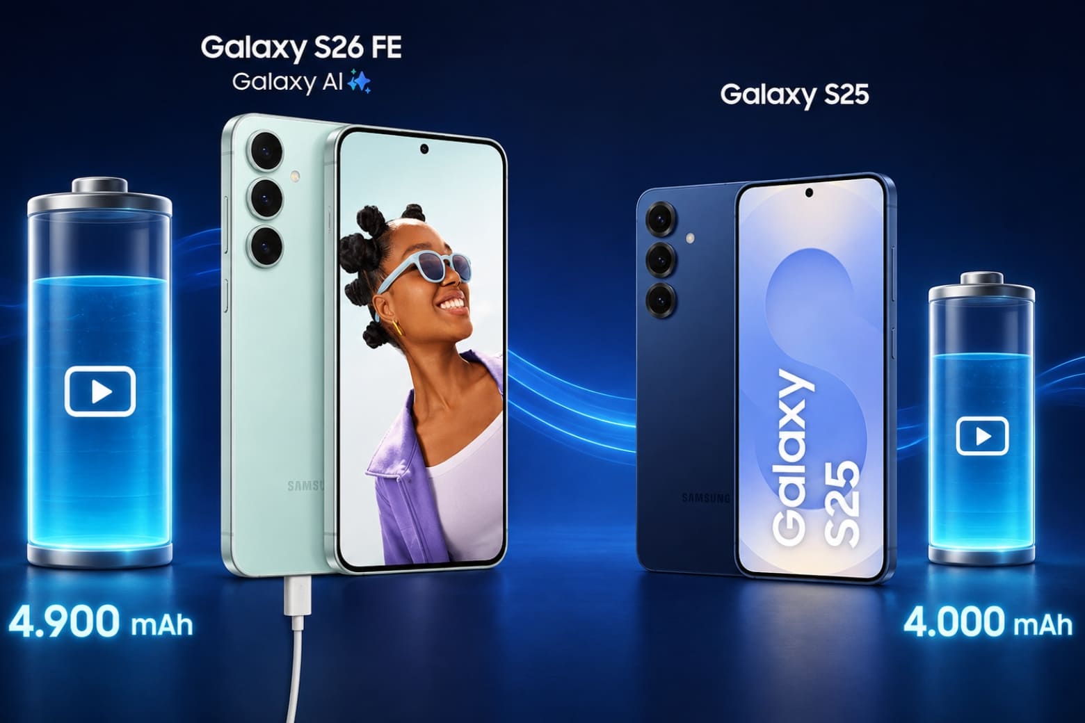 So sánh Samsung Galaxy S26 FE và Galaxy S25: Nên chọn máy nào? 11 S26 FE sở hữu pin lớn, nhưng thời lượng còn phụ thuộc thực tế