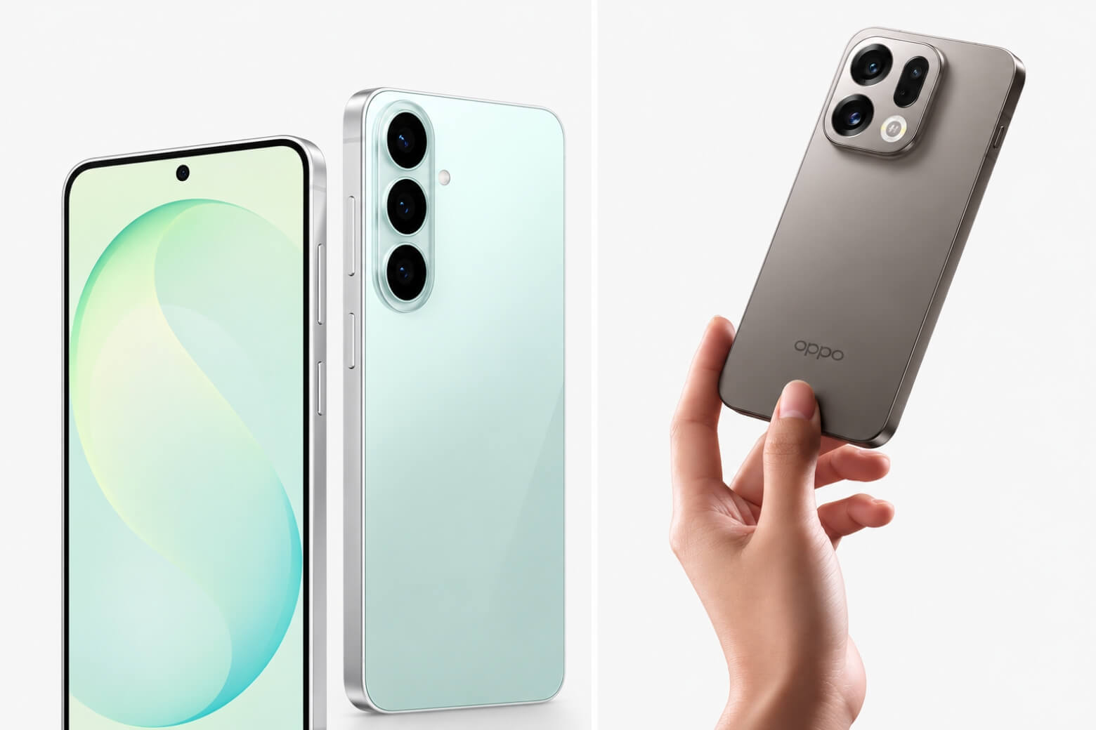 So sánh Samsung Galaxy S26 FE và OPPO Find X9: Khác biệt thế nào? 11 So sánh Samsung Galaxy S26 FE và OPPO Find X9 thiết kế
