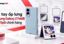 Trên tay ốp lưng Samsung Galaxy Z Fold8 và Z Flip8 chính hãng