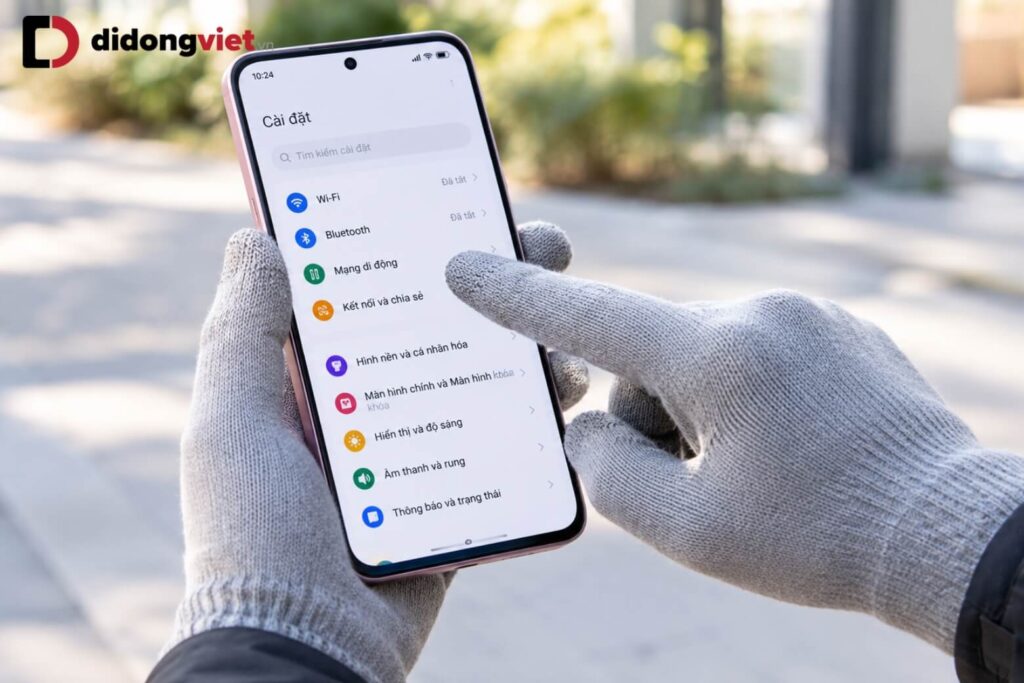 Trên tay OPPO A6: Pin 7000mAh, kháng nước IP69 và độ bền vượt trội 7 Tính năng cảm ứng găng tay tiện lợi trên điện thoại OPPO A6