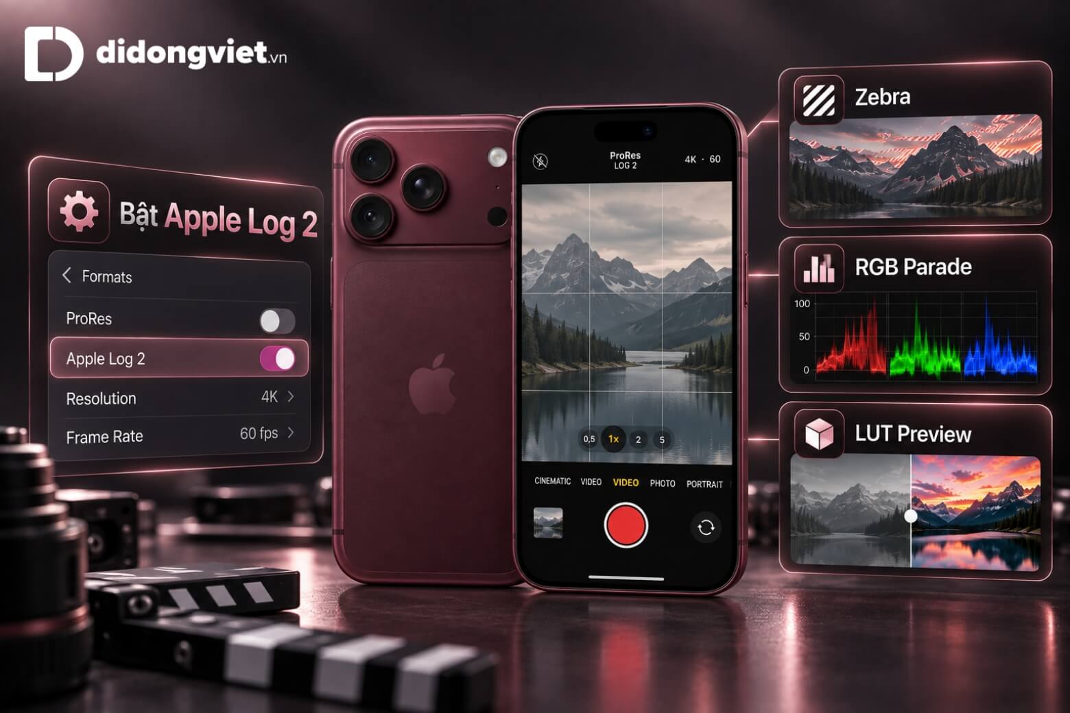Apple Log 2 trên iPhone 18 Pro Series: Bản chất, cách quay và xử lý màu thực tế 9 Apple Log 2 trên iPhone 18 Pro Series cách bật
