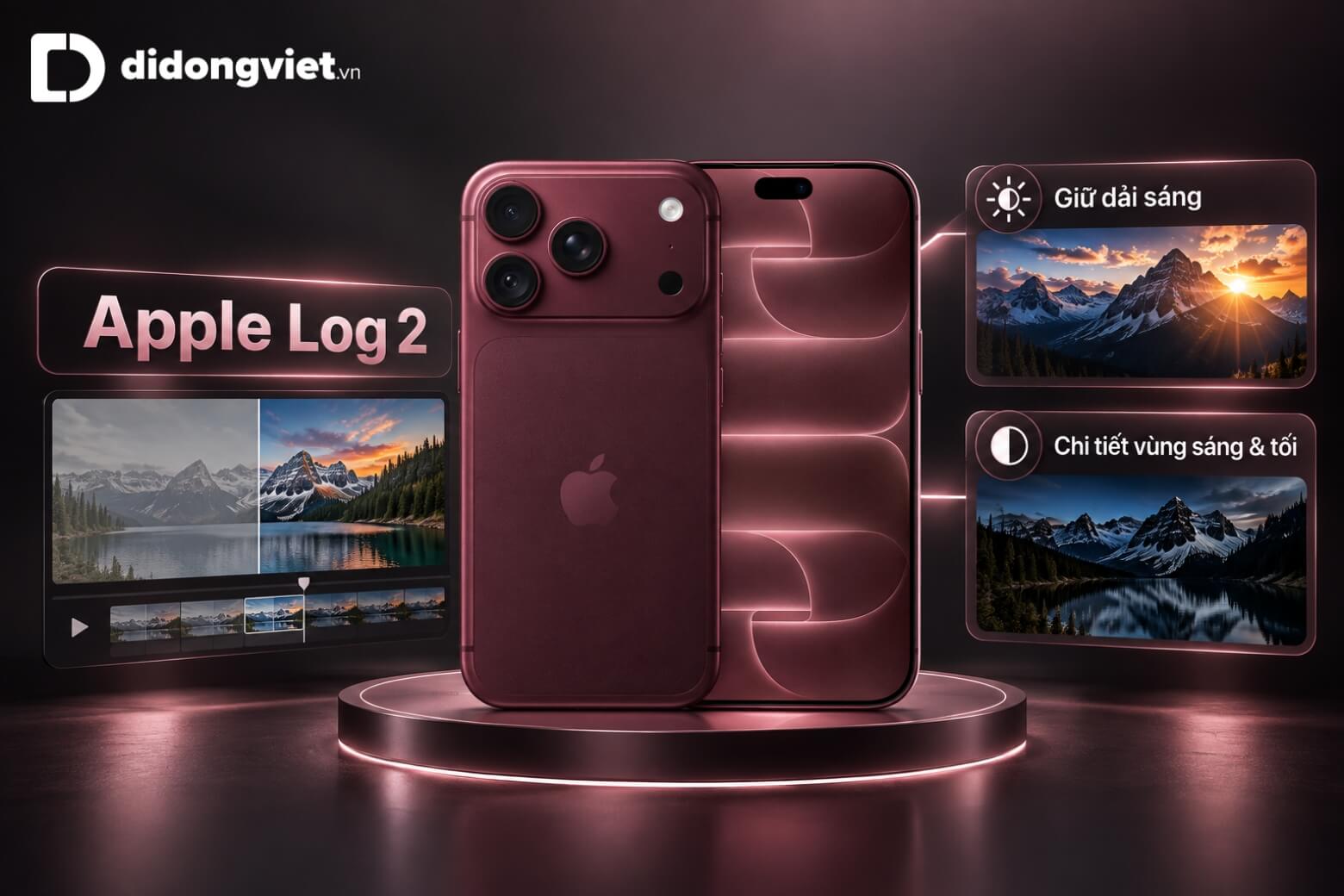 Apple Log 2 trên iPhone 18 Pro Series: Bản chất, cách quay và xử lý màu thực tế 6 Apple Log 2 trên iPhone 18 Pro Series giữ dải sáng