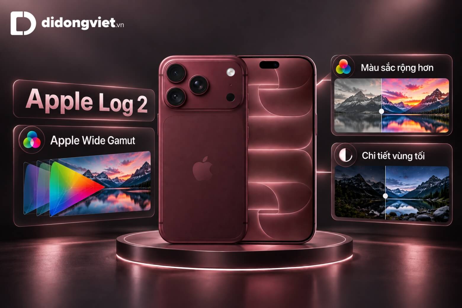 Apple Log 2 trên iPhone 18 Pro Series: Bản chất, cách quay và xử lý màu thực tế 7 Apple Log 2 trên iPhone 18 Pro Series mở rộng màu