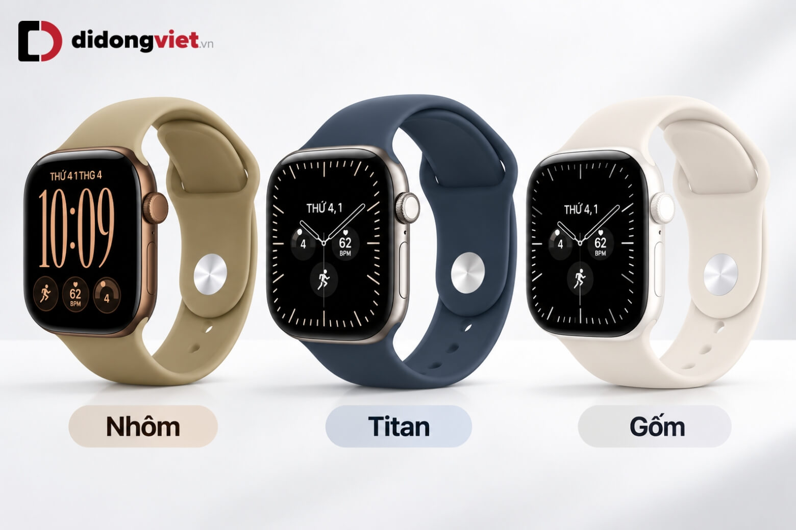 Apple Watch Series 12 nên mua viền nào? Nhôm, titan hay gốm? 8 Apple Watch Series 12 nên mua viền nào nhôm titan gốm