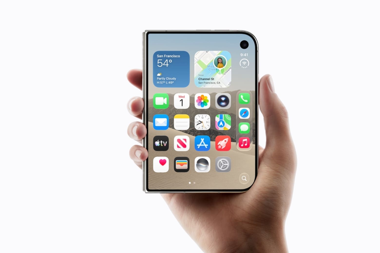 Các chế độ gập iPhone Duo có gì đặc biệt? Chi tiết 5 kiểu sử dụng 9 Chế độ đóng iPhone Duo giúp thao tác nhanh trên màn hình ngoài 5,4 inch.