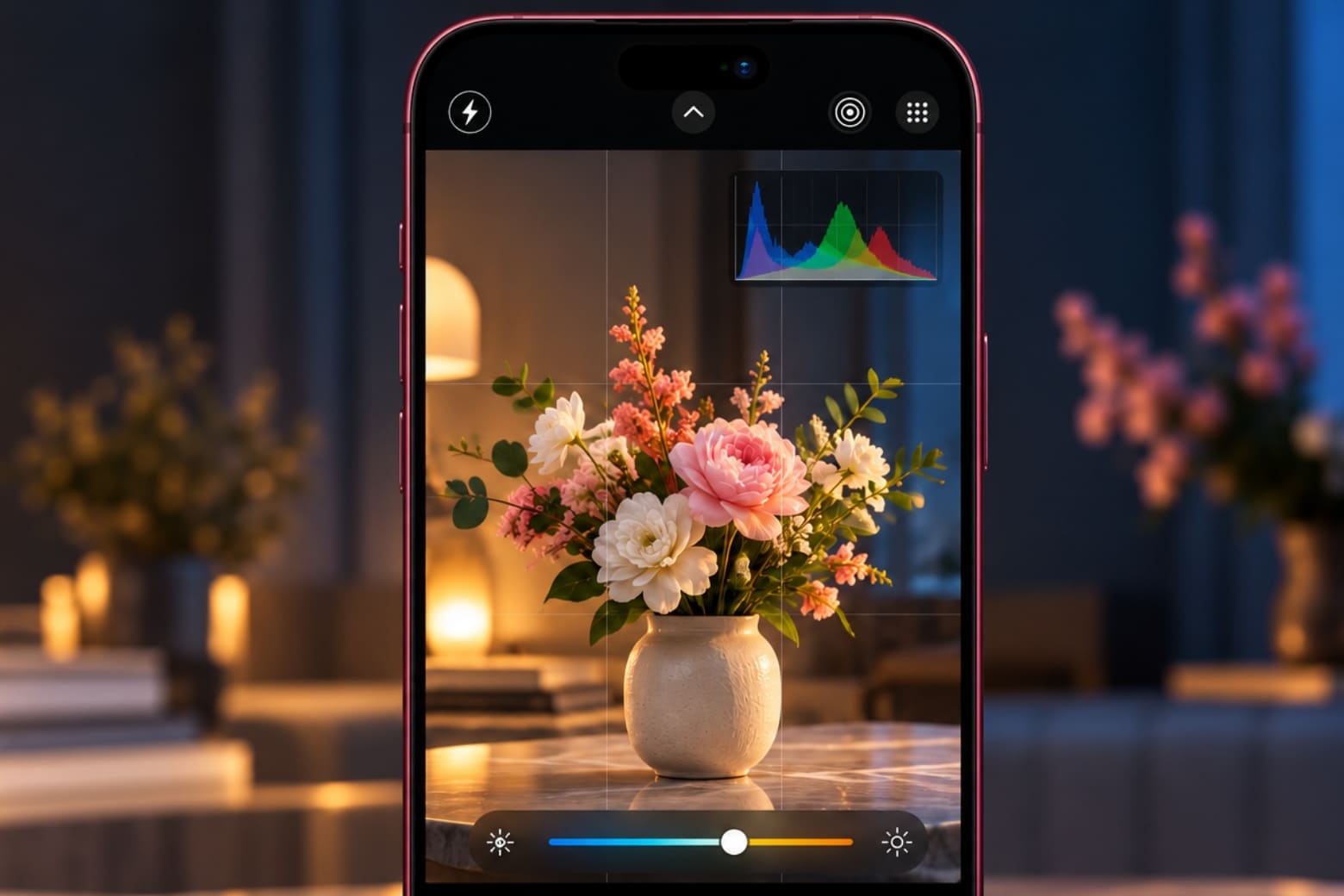 Cách chỉnh camera iPhone 18 Pro Max chụp hình đẹp theo từng tình huống 16 Cân bằng trắng giúp màu sắc ổn định dưới nhiều nguồn sáng