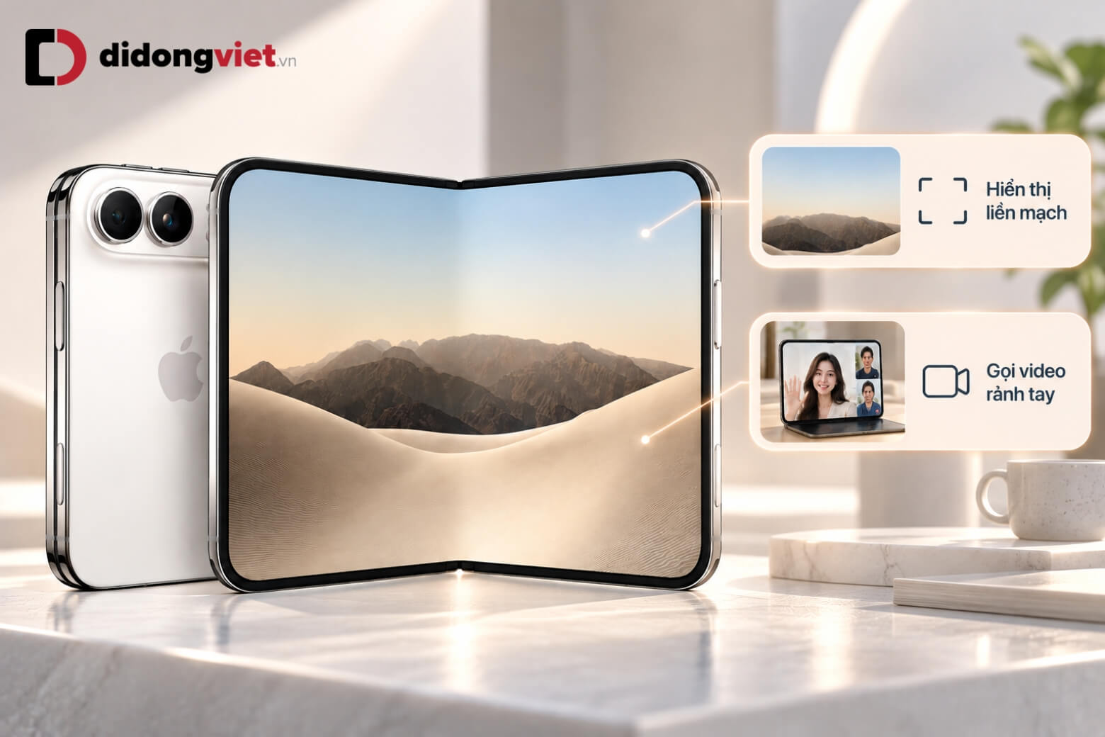 Camera ẩn dưới màn hình iPhone Duo: Phân tích thông số và công năng sử dụng 10 Camera ẩn dưới màn hình iPhone Duo hiển thị toàn màn hình