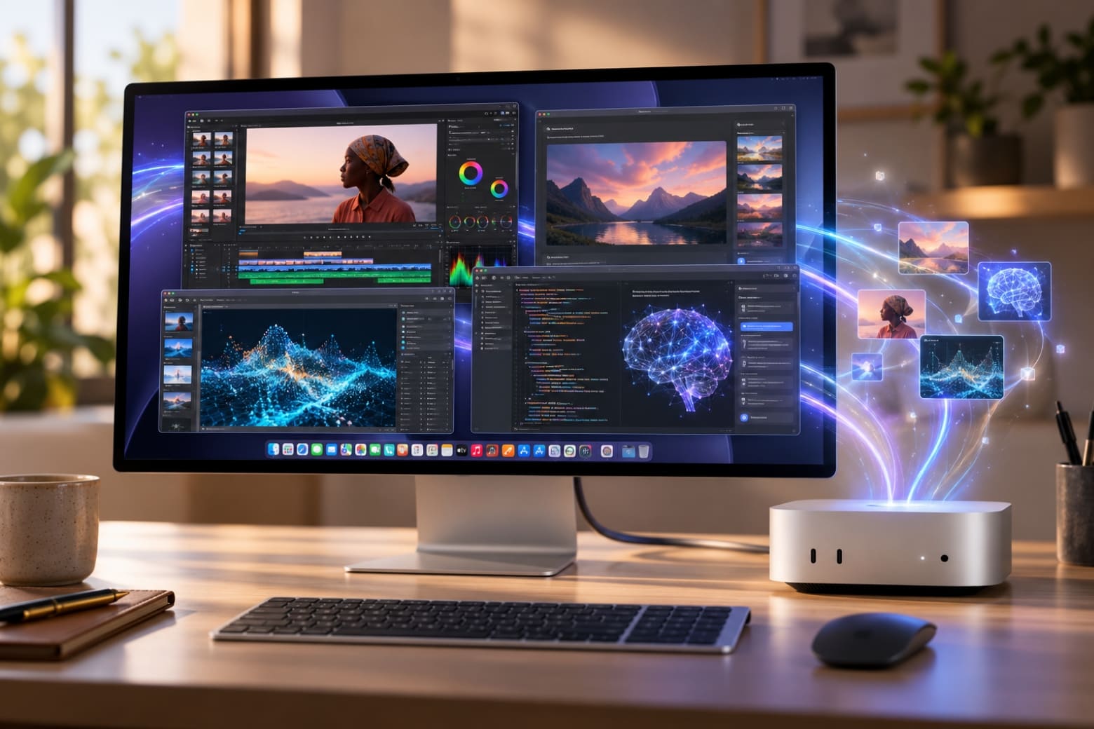 Cấu hình Mac mini M5 Pro: Thông số kỹ thuật chi tiết 9 Bộ nhớ lớn kết hợp khả năng tăng tốc AI chuyên dụng