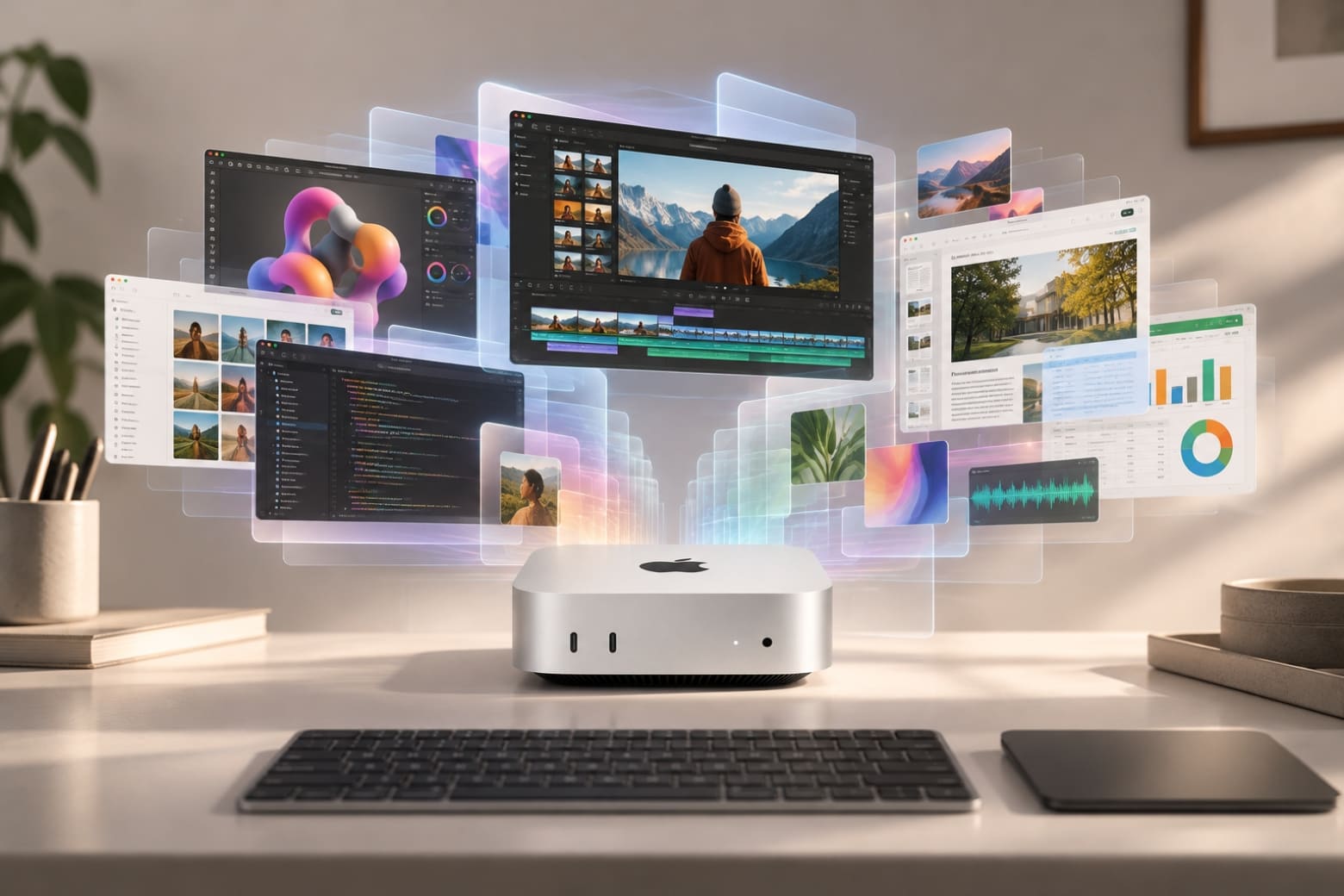 Cấu hình Mac mini M6 chi tiết: Thông số chip, RAM, SSD và hiệu năng 15 Bộ nhớ thống nhất hỗ trợ đa nhiệm và truyền dữ liệu