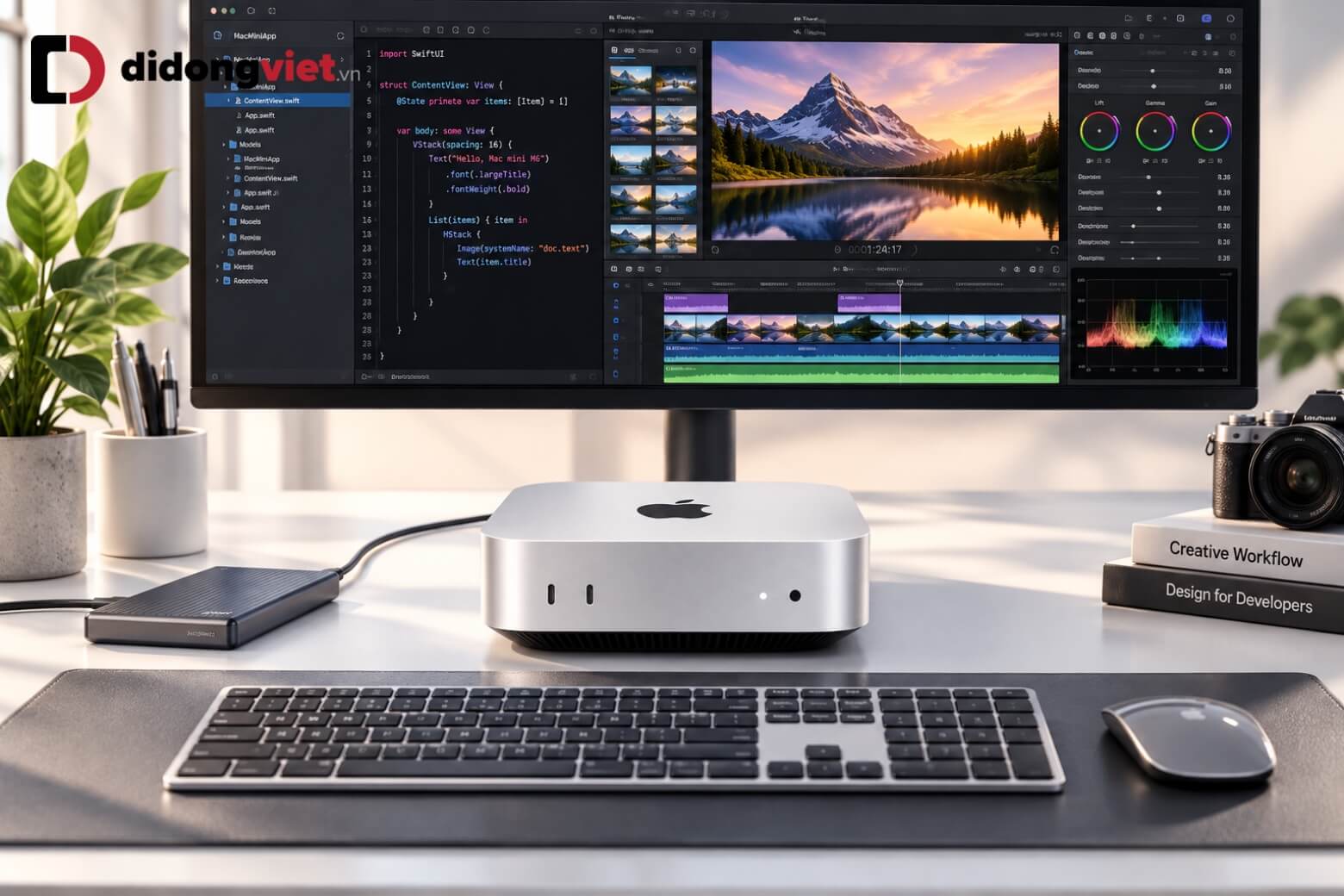 Có nên mua Mac mini M6: Đánh giá hiệu năng, cấu hình và đối tượng phù hợp 12 Có nên mua Mac mini M6 cùng phụ kiện bàn làm việc