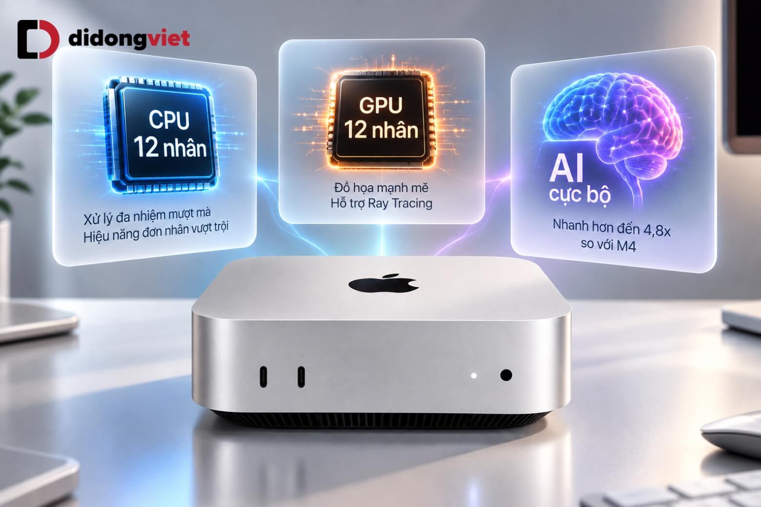 Có nên mua Mac mini M6: Đánh giá hiệu năng, cấu hình và đối tượng phù hợp 8 Có nên mua Mac mini M6 hiệu năng CPU GPU AI