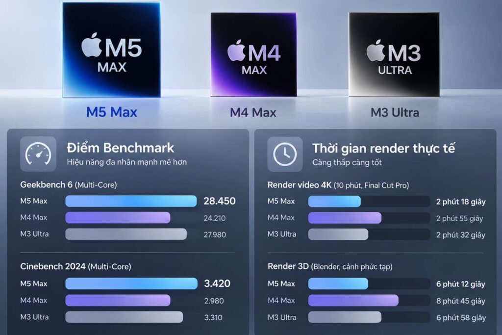Có nên mua Mac Studio M5 Max: Đánh giá hiệu năng và đầu tư thực tế 7 Có nên mua Mac Studio M5 Max