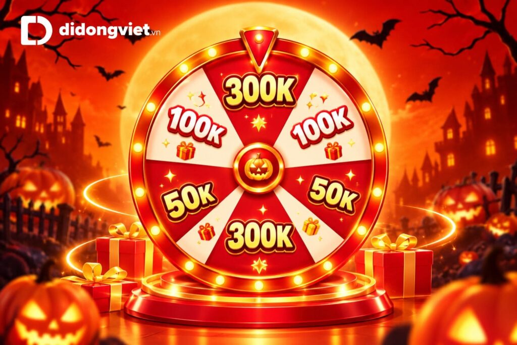 Đại tiệc hóa trang - Deal sale rộn ràng tại Di Động Việt: Săn công nghệ giảm đến 1,7 triệu mùa Halloween 6 Đại tiệc hóa trang - Deal sale rộn ràng tại Di Động Việt: Săn công nghệ giảm đến 1,7 triệu mùa Halloween