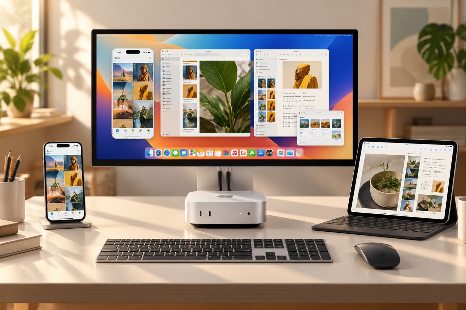 Đánh giá Mac mini M6: Nhỏ gọn, mạnh mẽ nhưng có đáng mua? 11 Kết nối liền mạch giữa các thiết bị Apple