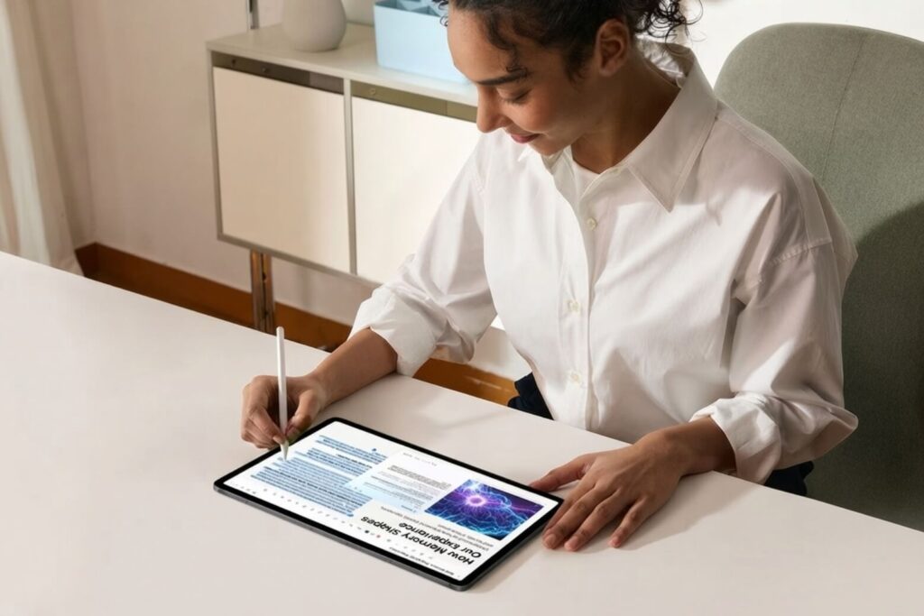 Đánh giá màn hình Samsung Galaxy Tab S12 Plus: Trải nghiệm Dynamic AMOLED 2X ngoài trời và khi vẽ thực tế 10 Đánh giá màn hình Samsung Galaxy Tab S12 Plus: Trải nghiệm Dynamic AMOLED 2X ngoài trời và khi vẽ thực tế