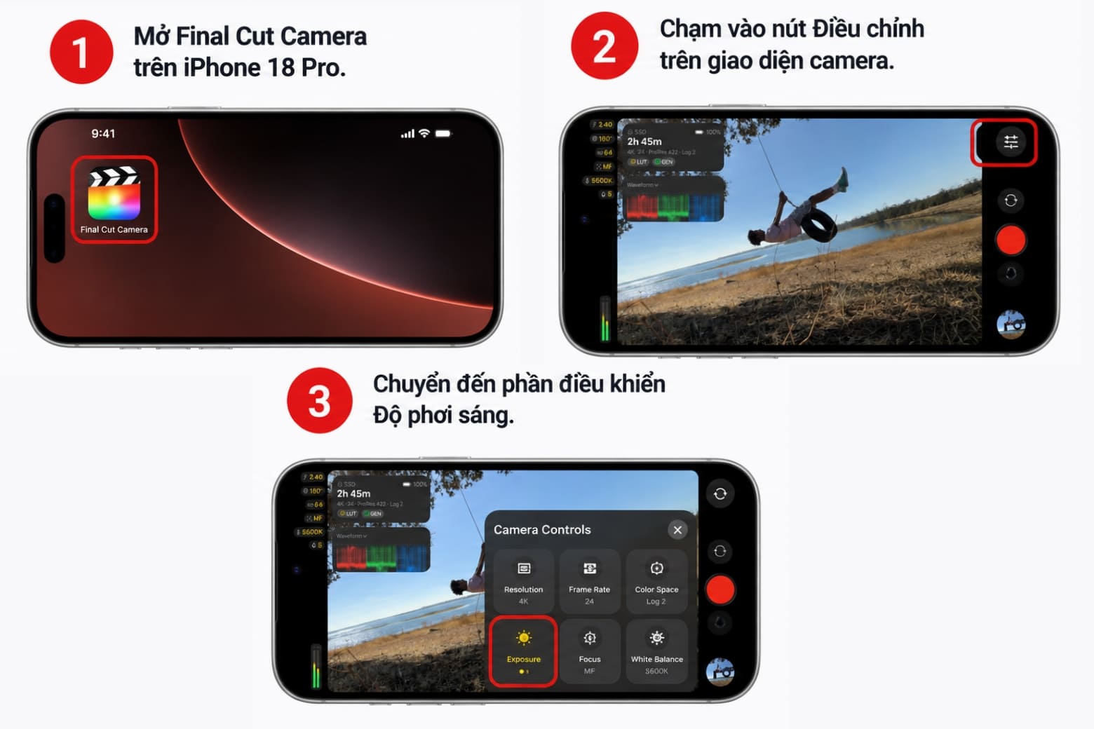 Final Cut Camera 2.4 chỉnh khẩu độ iPhone 18 Pro như thế nào? 10 Chỉnh khẩu độ giúp chủ động kiểm soát ánh sáng và chiều sâu trường ảnh