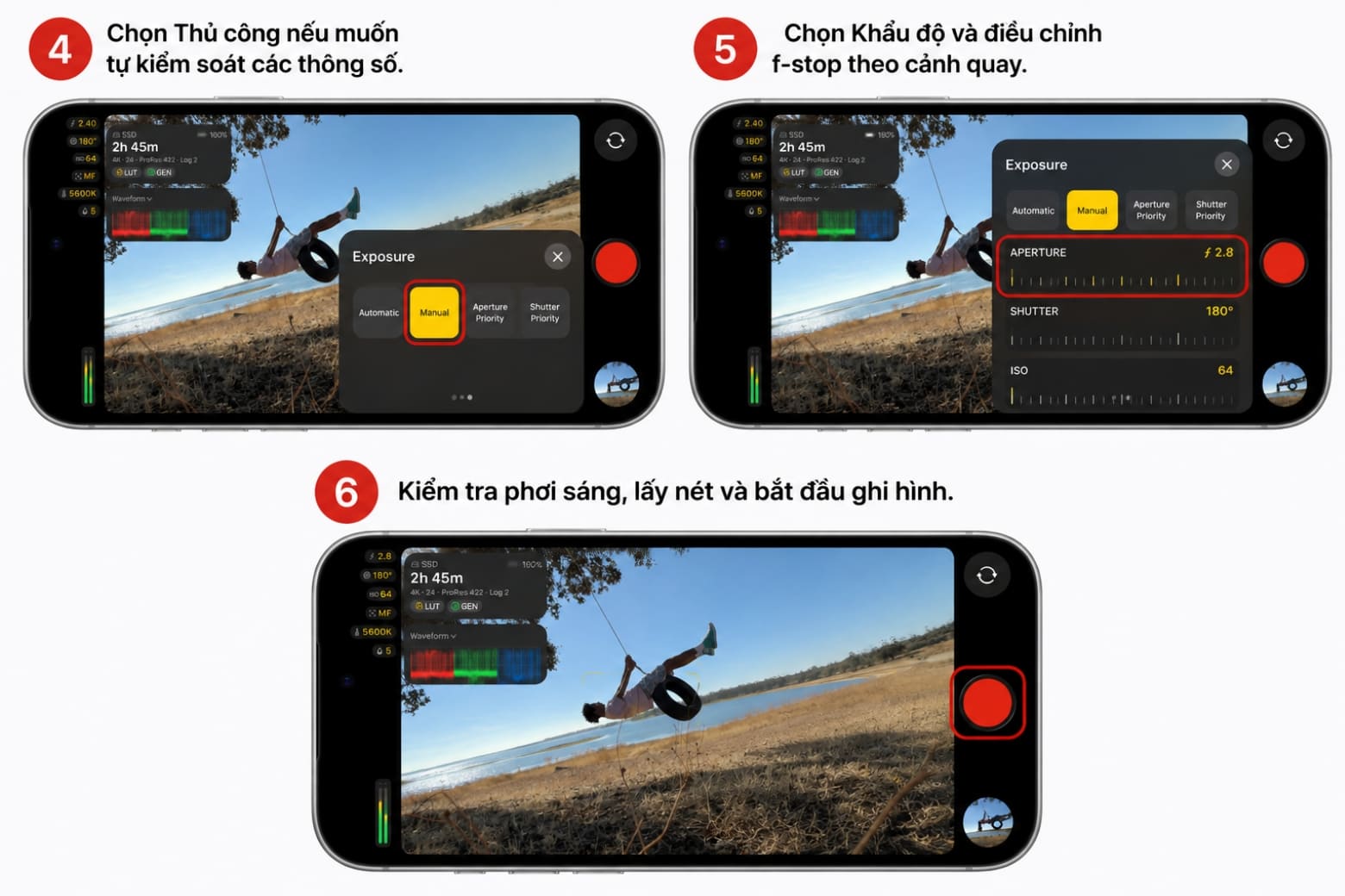 Final Cut Camera 2.4 chỉnh khẩu độ iPhone 18 Pro như thế nào? 11 Nhờ đó, cảnh quay linh hoạt hơn theo từng điều kiện và chủ thể