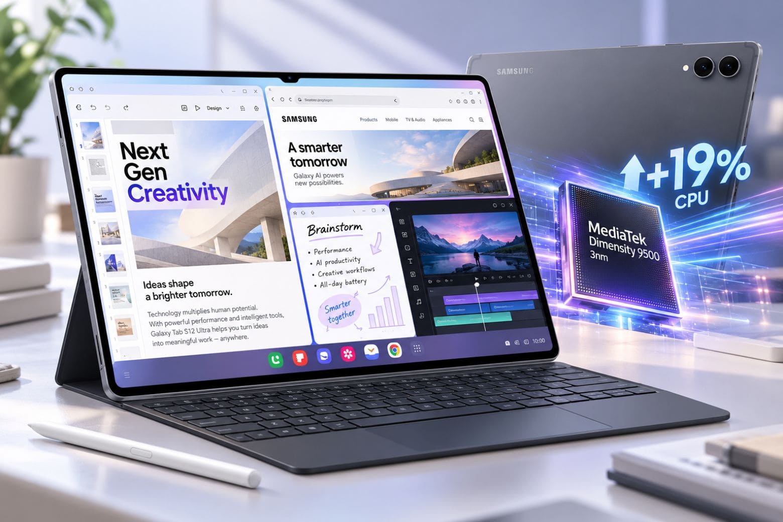 Đánh giá hiệu năng Samsung Galaxy Tab S12 Ultra: Mạnh đến đâu? 9 CPU nhanh hơn 19%, tối ưu xử lý và đa nhiệm nặng