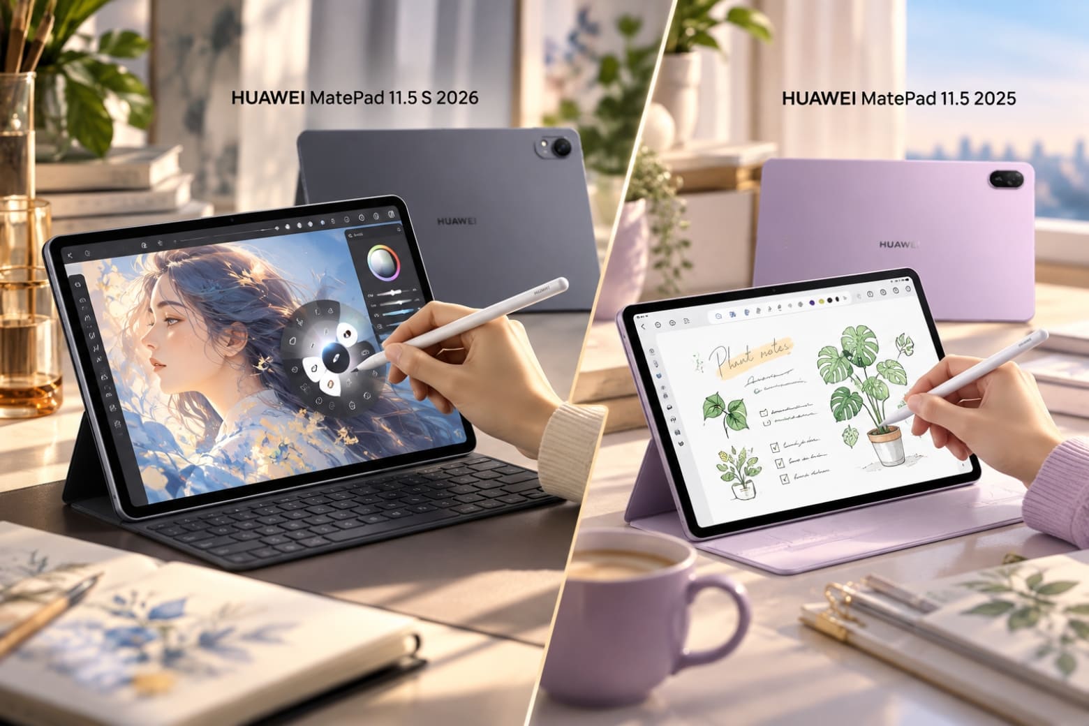 HUAWEI MatePad 11.5 S 2026 và MatePad 11.5 2025 khác gì nhau? 14 M-Pencil Pro mang đến thêm công cụ tương tác cho ghi chú, sáng tạo