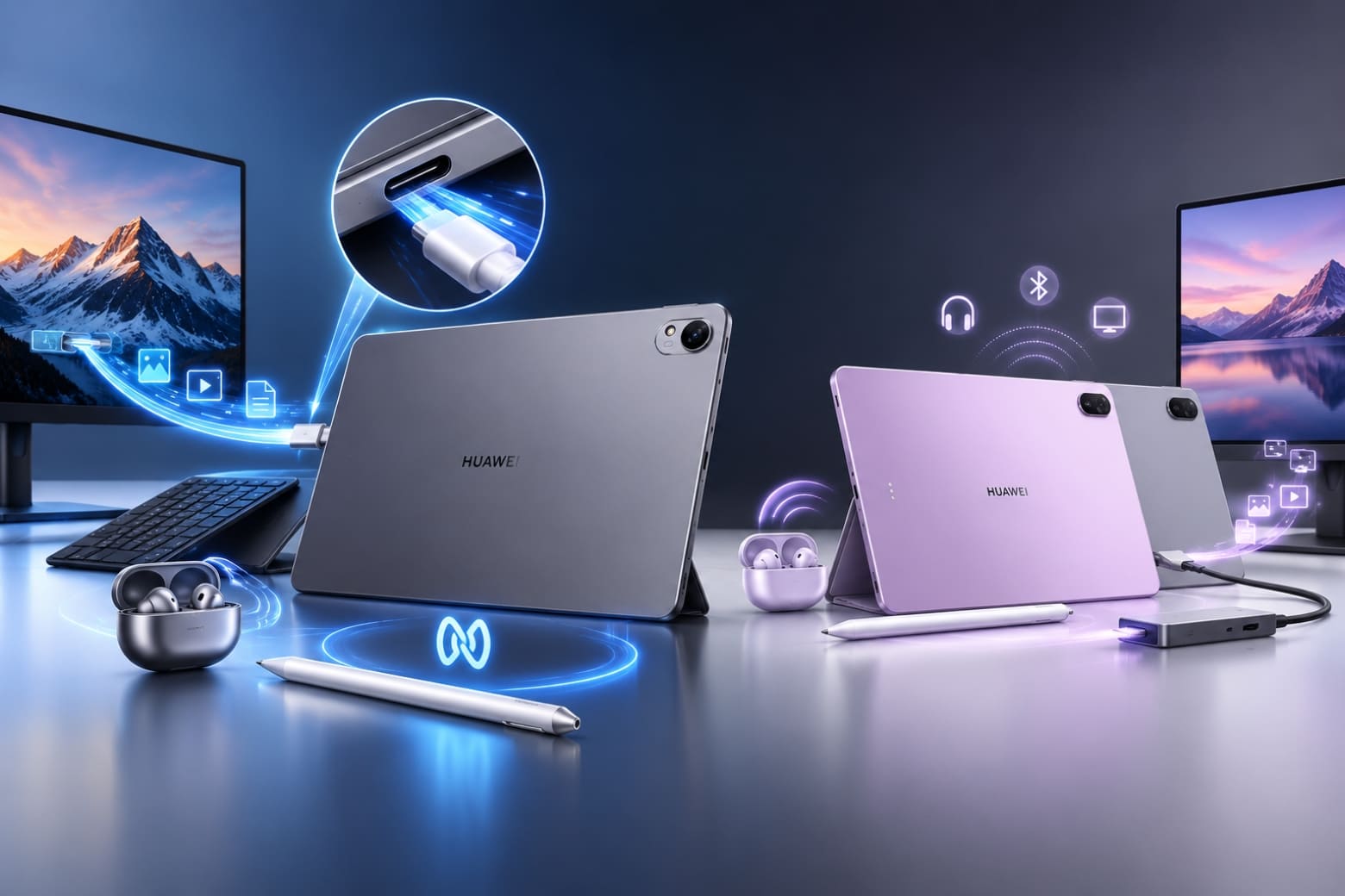 HUAWEI MatePad 11.5 S 2026 và MatePad 11.5 2025 khác gì nhau? 16 S 2026 nâng cấp kết nối với USB 3.0 và NearLink