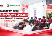 Khách hàng tin chọn phụ kiện Phương Linh JSC khi mua iPhone 18 Pro series tại Di Động Việt