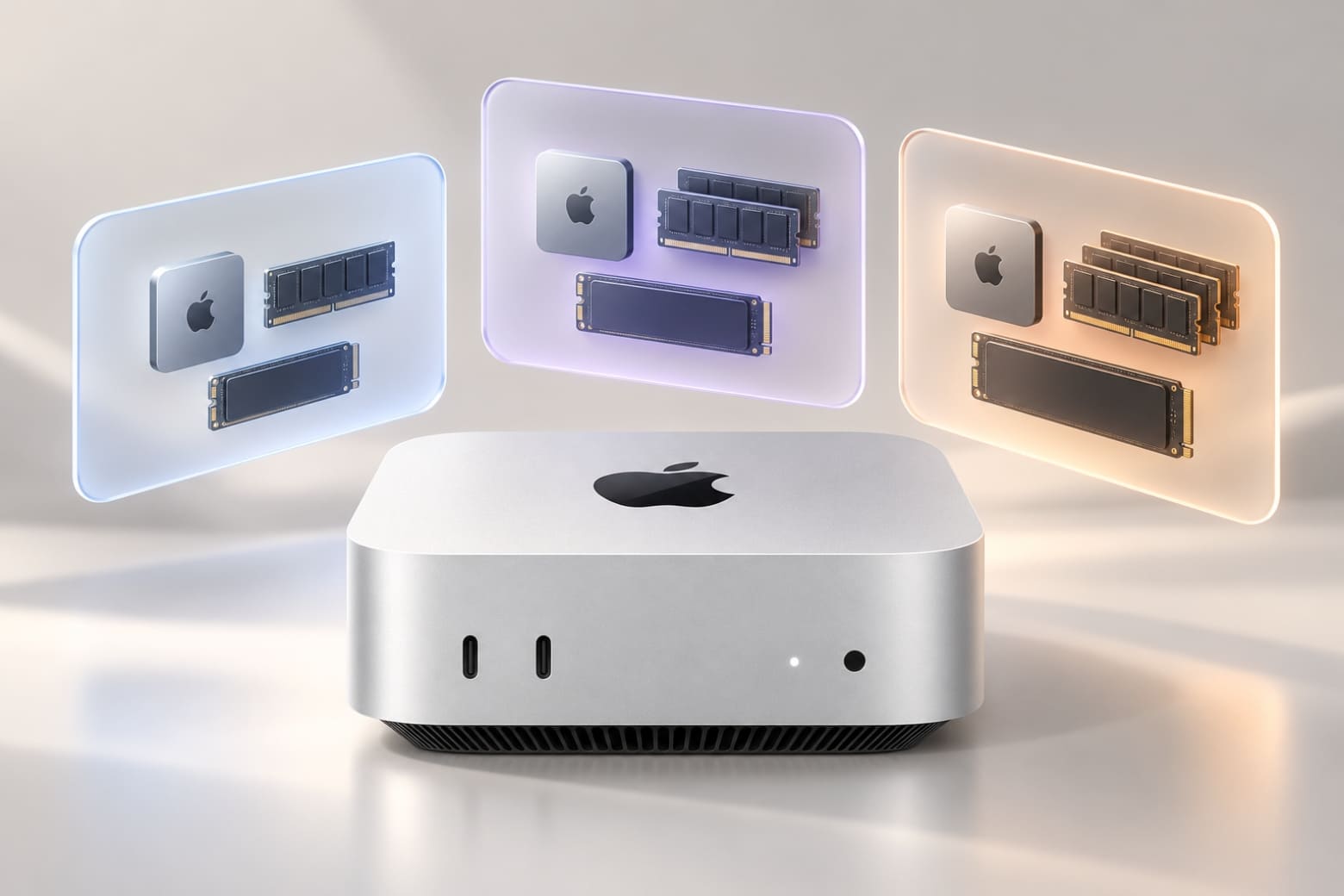 Mac mini M6 nên mua bản nào? So sánh và tư vấn chi tiết 8 Ba cấu hình khác biệt về RAM, SSD và khả năng đa nhiệm