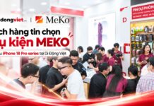 Khách hàng tin chọn phụ kiện MEKO khi sở hữu iPhone 18 Pro series tại Di Động Việt