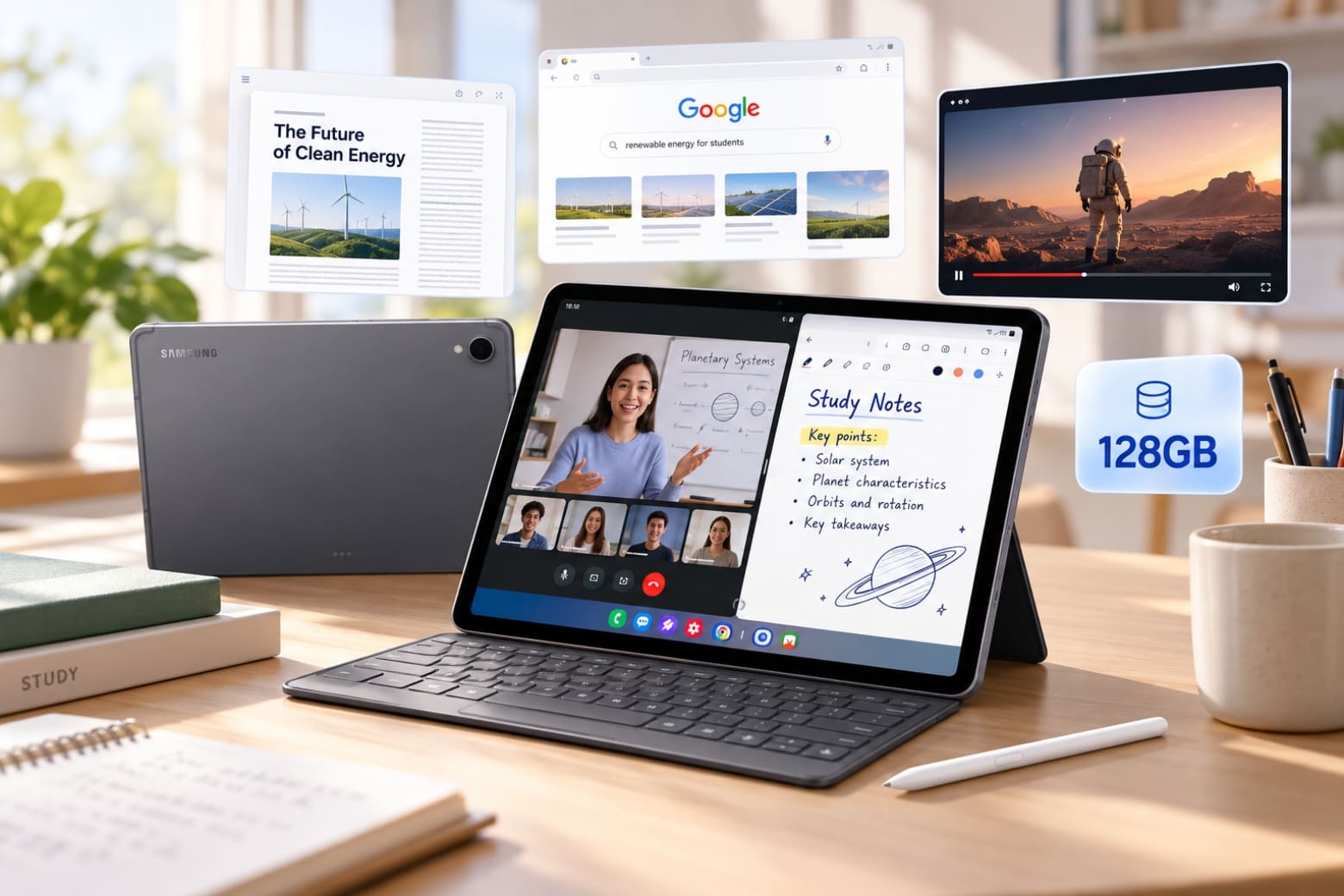 Samsung Galaxy Tab S11 nên mua bản Wi-Fi hay 5G, dung lượng nào? 12 128GB đáp ứng tốt học tập, ghi chú và giải trí cơ bản