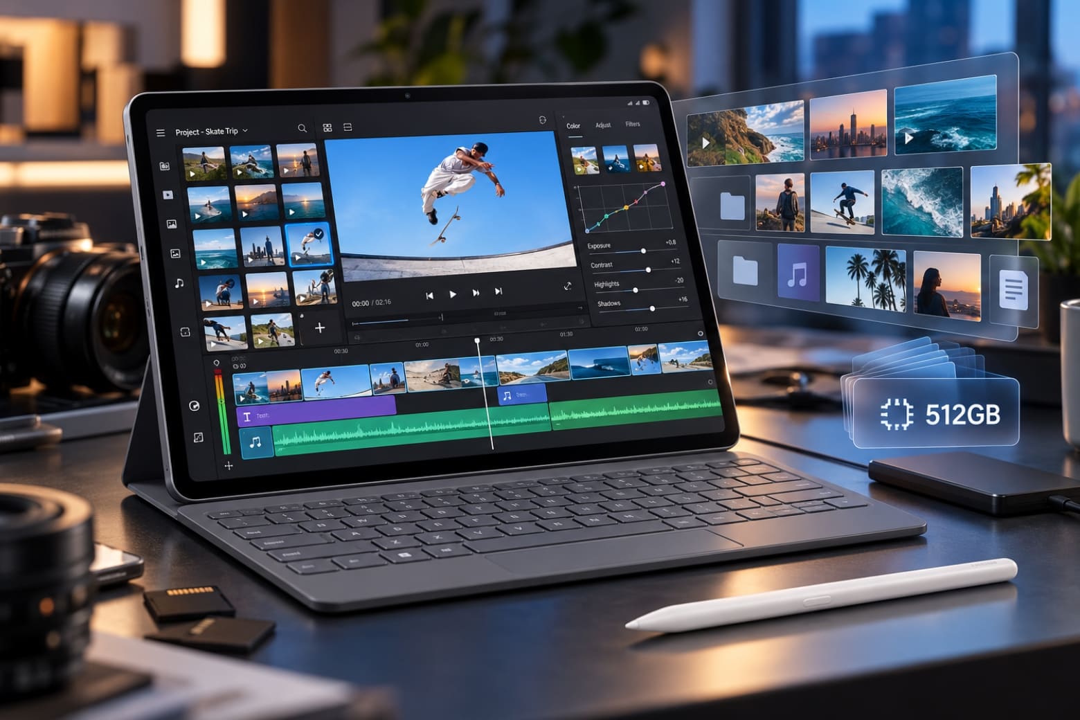 Samsung Galaxy Tab S11 nên mua bản Wi-Fi hay 5G, dung lượng nào? 14 512GB rộng rãi cho video, ứng dụng và dự án dung lượng lớn