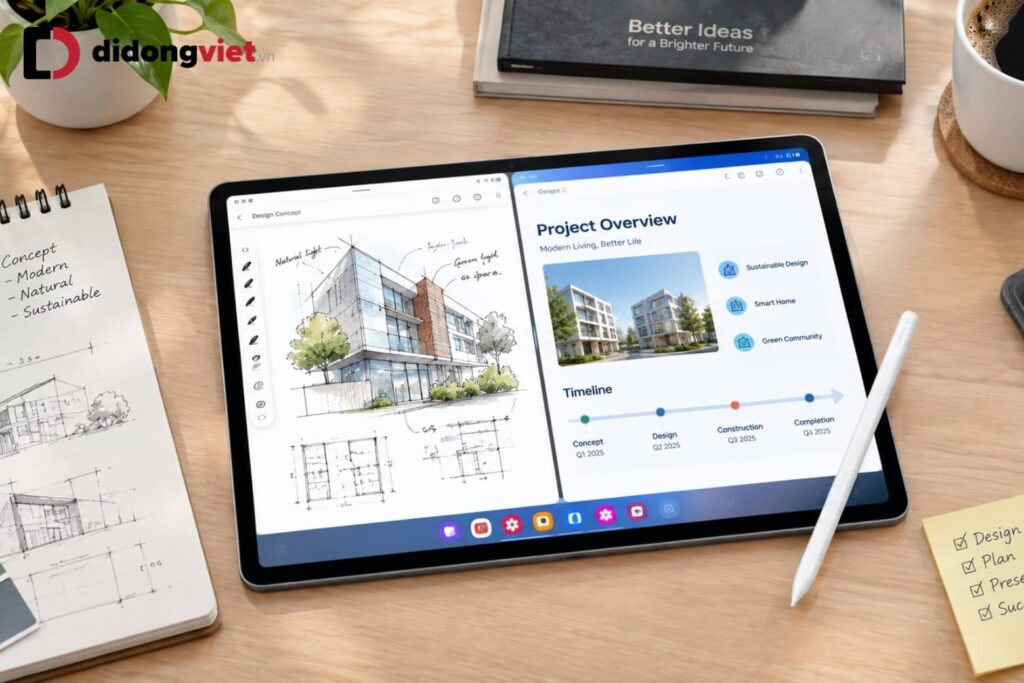 Nên mua Samsung Galaxy Tab S11 Ultra bản nào: Hướng dẫn chọn đúng nhu cầu và tối ưu chi phí 9 Samsung Galaxy Tab S11 Ultra có các cấu hình từ 12GB/256GB Wi-Fi đến 16GB/1TB 5G
