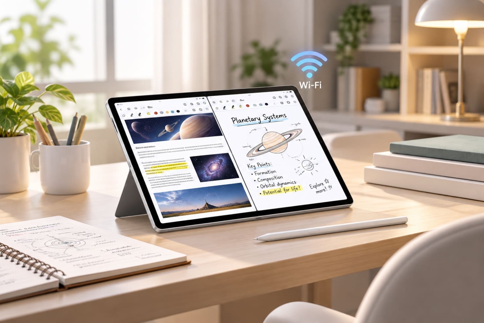 Nên mua Samsung Galaxy Tab S12 Plus bản nào? Wi-Fi hay 5G phù hợp hơn? 10 Bản Wi-Fi phù hợp khi thường học tập, làm việc cố định.