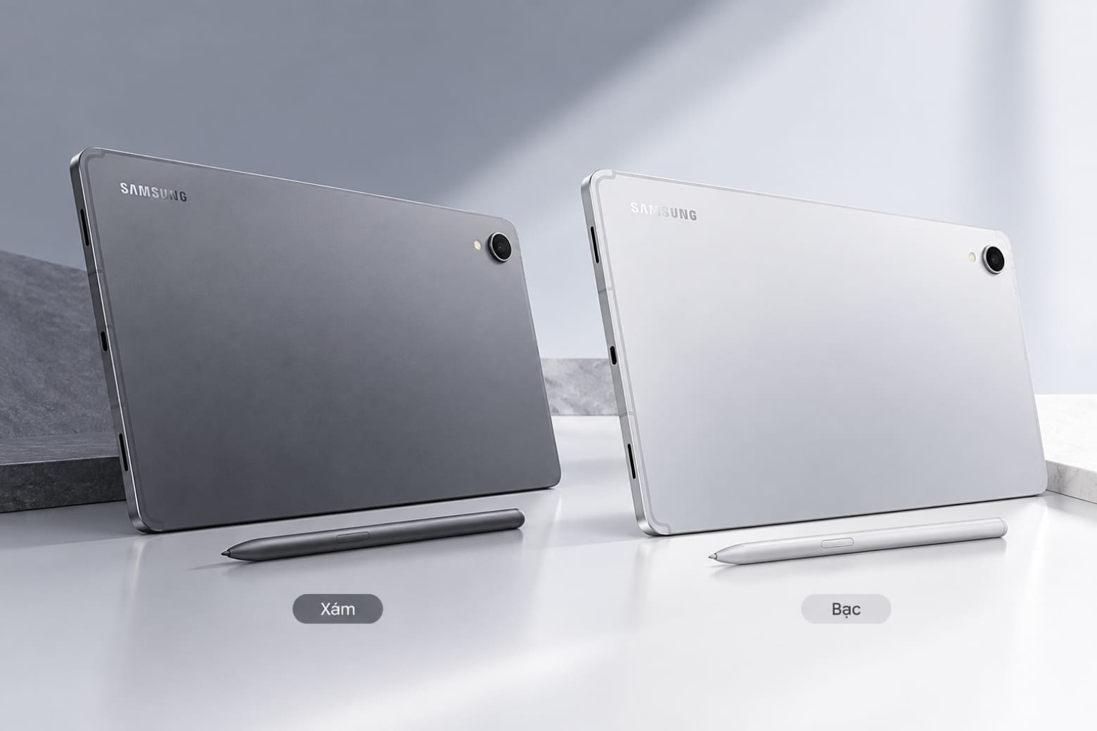 Nên mua Samsung Galaxy Tab S12 Plus bản nào? Wi-Fi hay 5G phù hợp hơn? 14 Xám tối giản, Bạc sáng hơn nhưng không khác biệt cấu hình