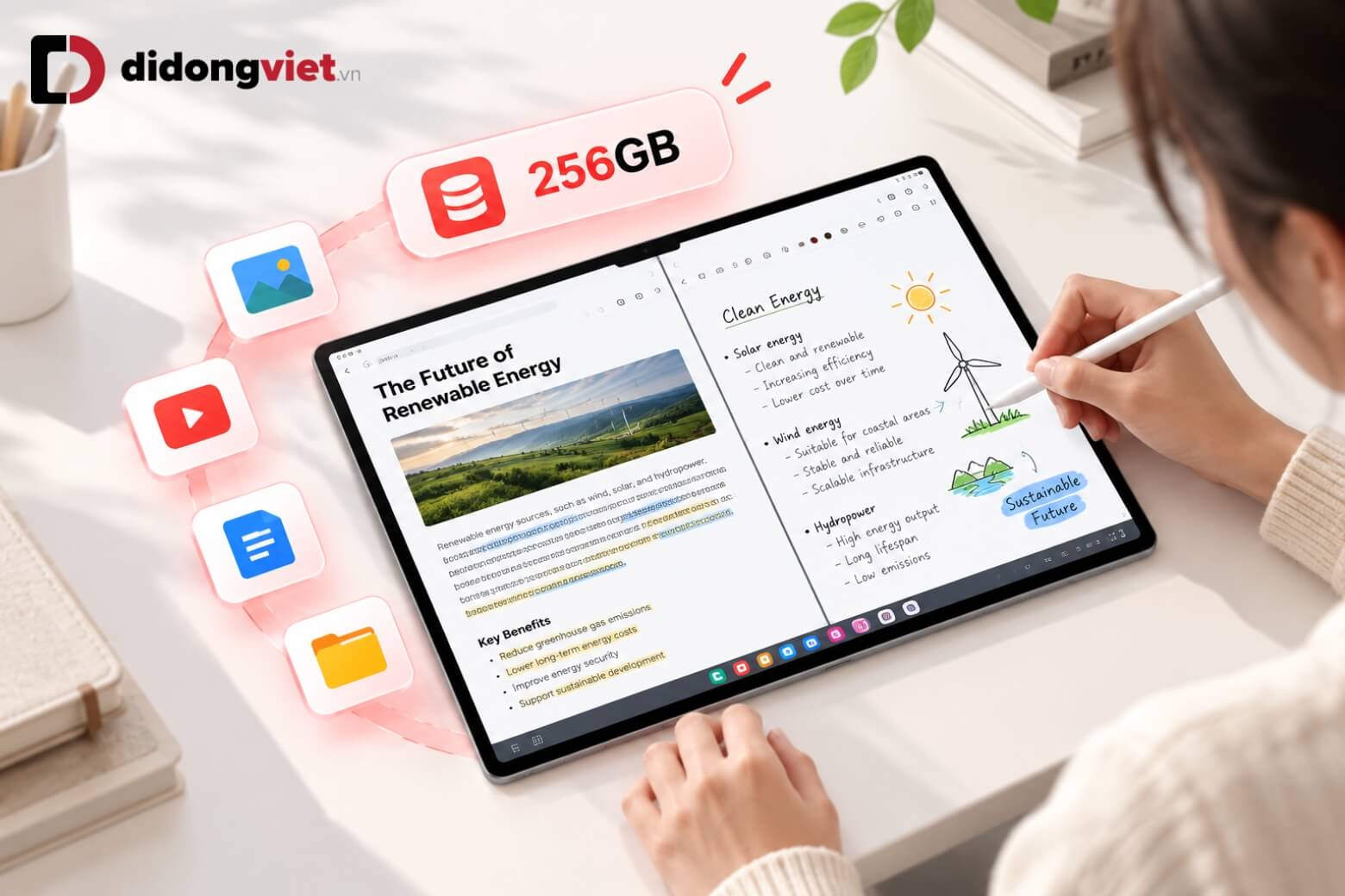 Nên mua Samsung Galaxy Tab S12 Ultra bản nào phù hợp nhu cầu? 13 Nên mua Samsung Galaxy Tab S12 Ultra bản nào bản 256GB