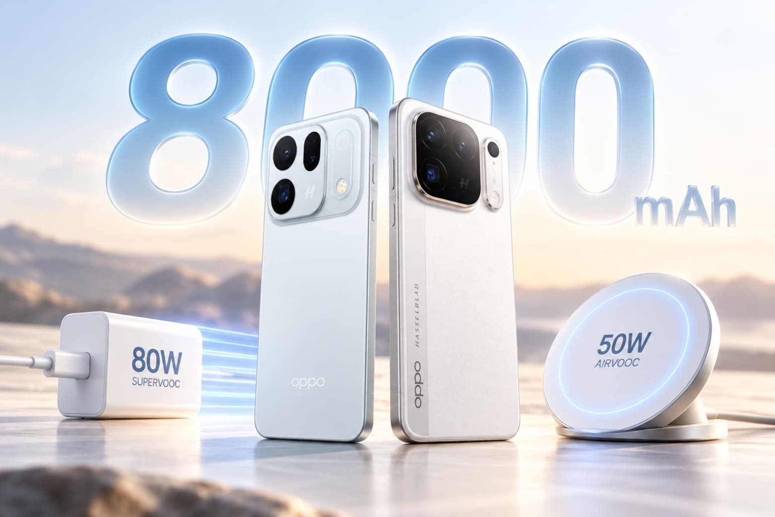 So sánh OPPO Find X10 và OPPO Find X10 Pro Max: Nên mua máy nào? 12 Cả hai cùng pin 8.000mAh và sạc nhanh 80W