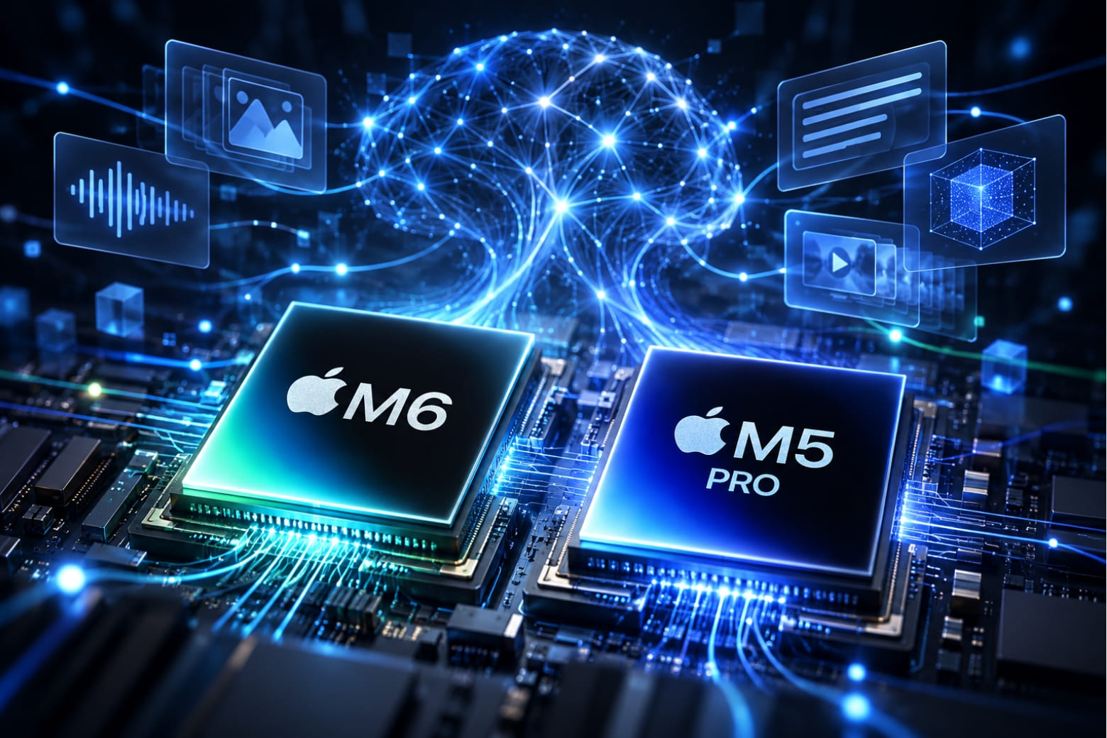 So sánh chip M6 và M5 Pro: Khác biệt gì, chip nào mạnh hơn? 10 M6 chú trọng tăng tốc AI, M5 Pro có lợi thế bộ nhớ lớn