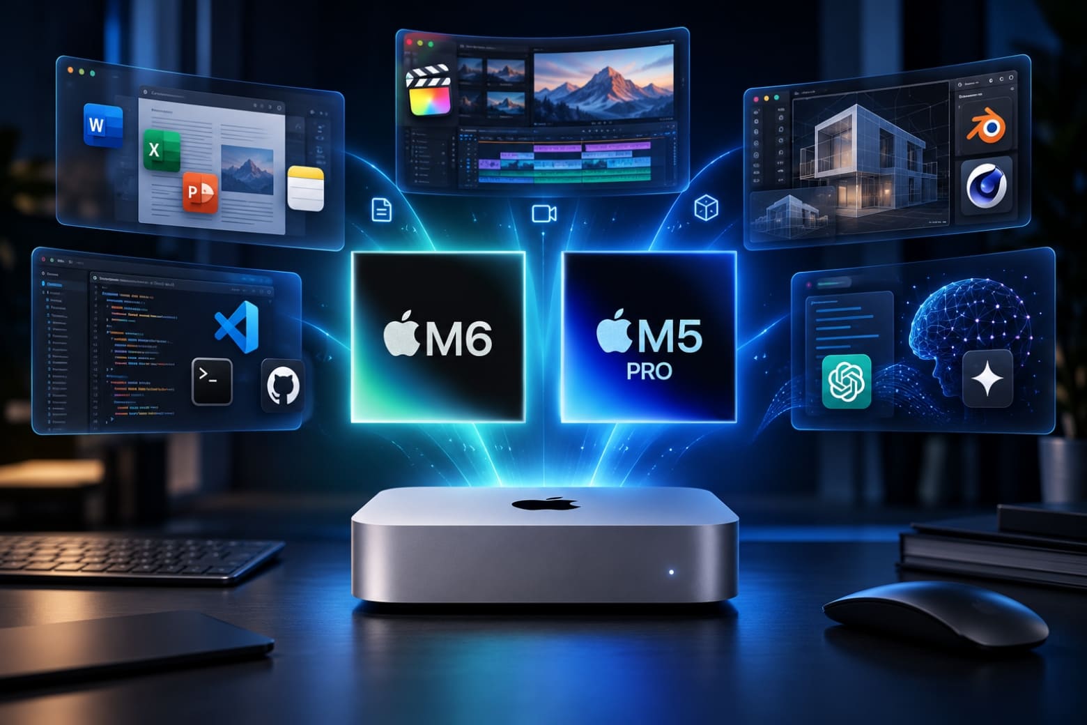 So sánh chip M6 và M5 Pro: Khác biệt gì, chip nào mạnh hơn? 12 M6 phù hợp nhu cầu phổ biến, M5 Pro hướng đến chuyên nghiệp