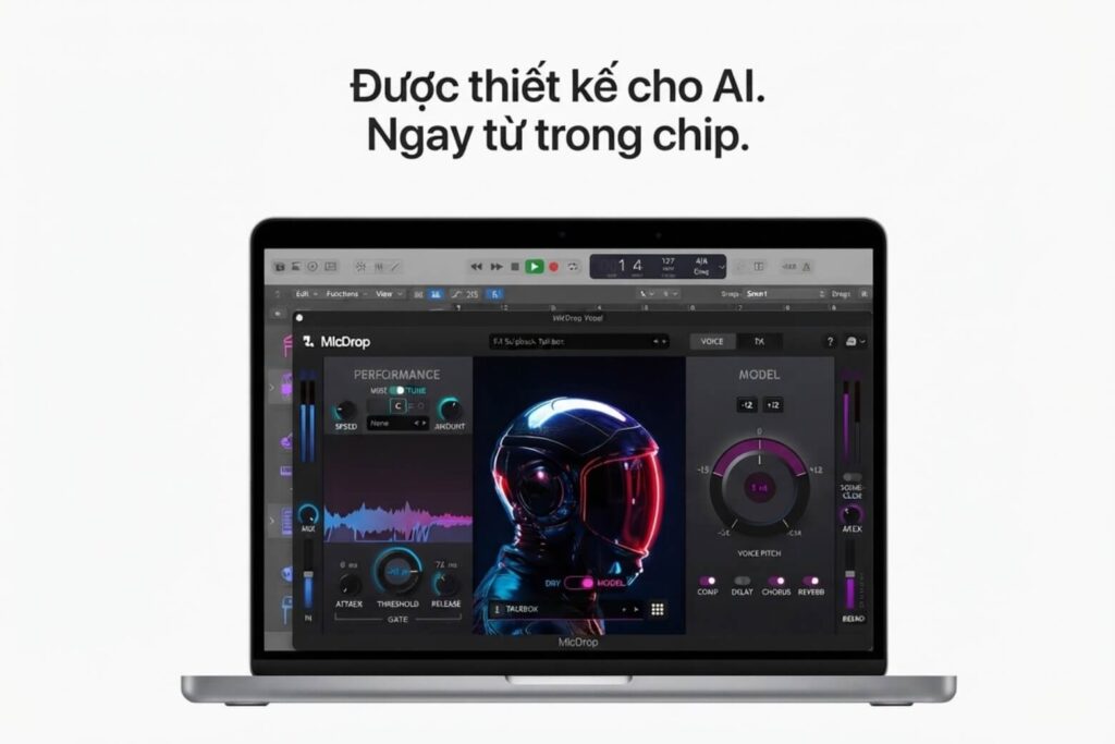 So sánh Mac Studio M5 Ultra và MacBook Pro M5 Max: Chọn máy trạm cố định hay di động? 10 so sanh mac studio m5 ultra va macbook pro m5 max bang thong va kha nang mo rong ram didongviet