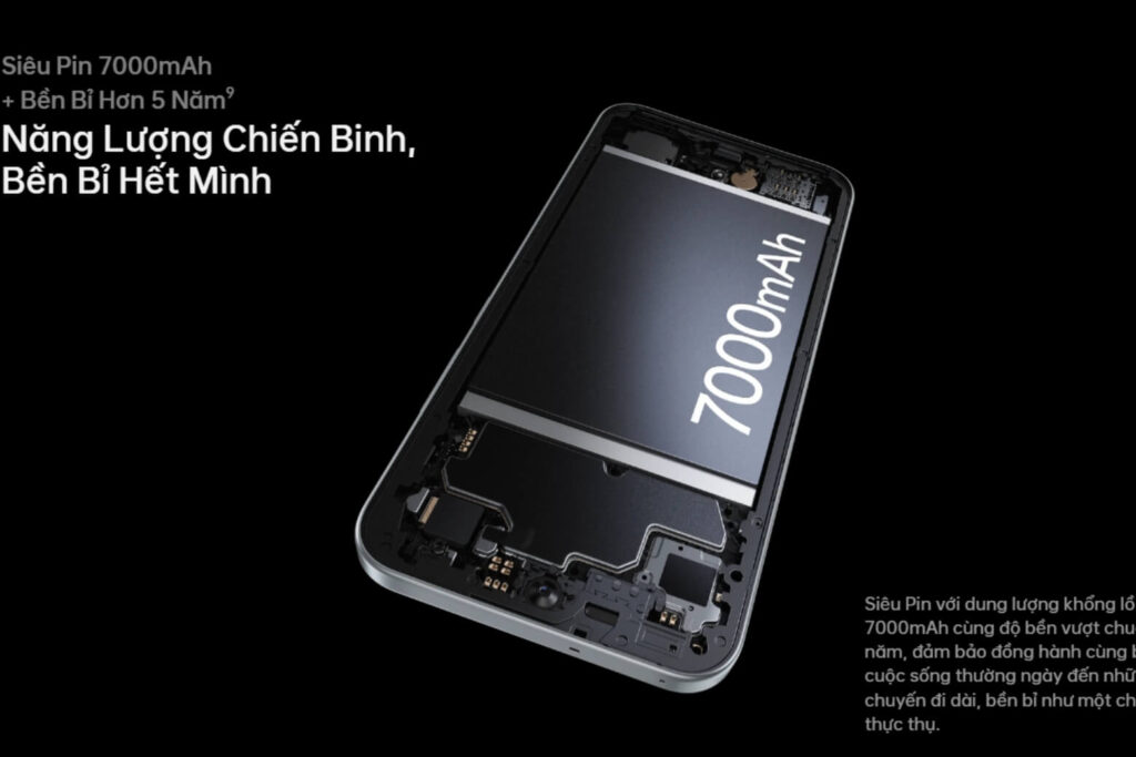 So sánh OPPO A6 Pro và OPPO Reno14 F: Đâu là lựa chọn phù hợp? 19 OPPO A6 Pro nổi bật với pin 7.000mAh, sạc nhanh 80W SuperVOOC