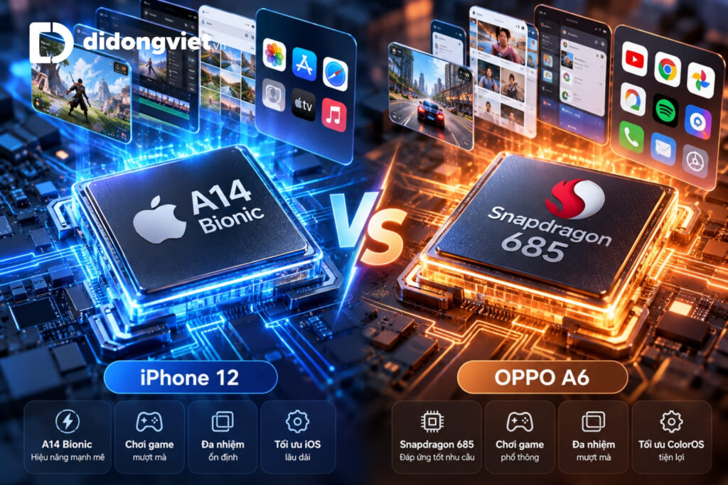 So sánh OPPO A6 và iPhone 12: Chọn máy mới pin trâu hay cựu flagship mượt mà? 11 So sánh OPPO A6 và iPhone 12