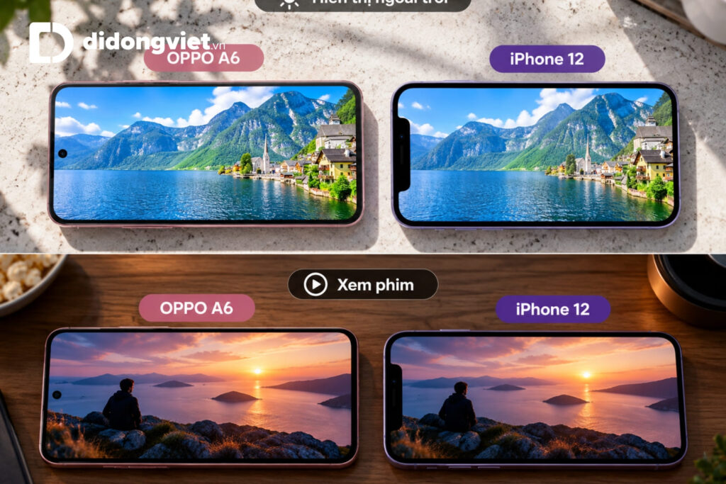 So sánh OPPO A6 và iPhone 12: Chọn máy mới pin trâu hay cựu flagship mượt mà? 10 So sánh OPPO A6 và iPhone 12