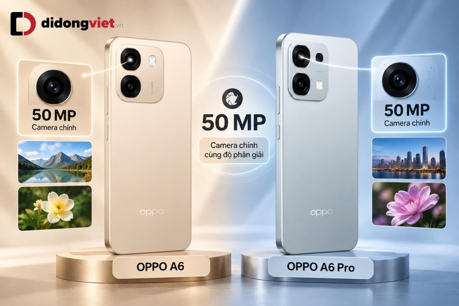 So sánh OPPO A6 và OPPO A6 Pro: Nên chọn bản tiêu chuẩn hay nâng cấp Pro? 11 So sánh OPPO A6 và OPPO A6 Pro camera