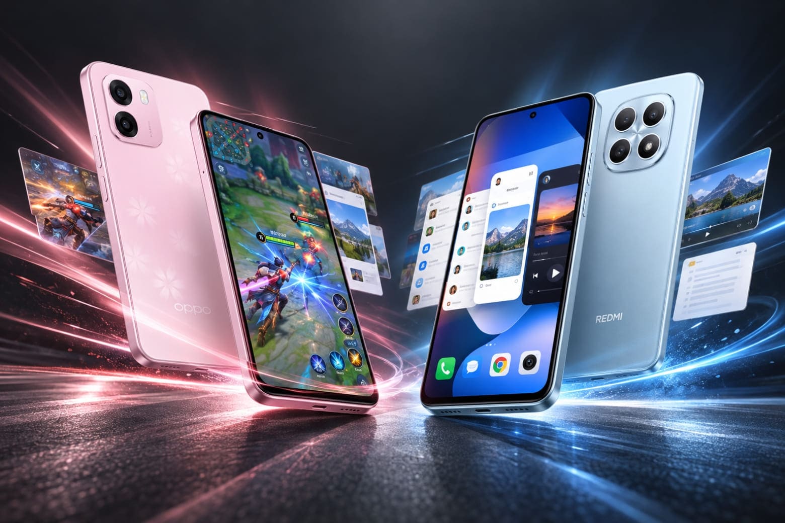 So sánh OPPO A6 và REDMI Note 15 4G: Máy nào phù hợp với bạn? 11 Hai vi xử lý đáp ứng nhu cầu sử dụng hằng ngày