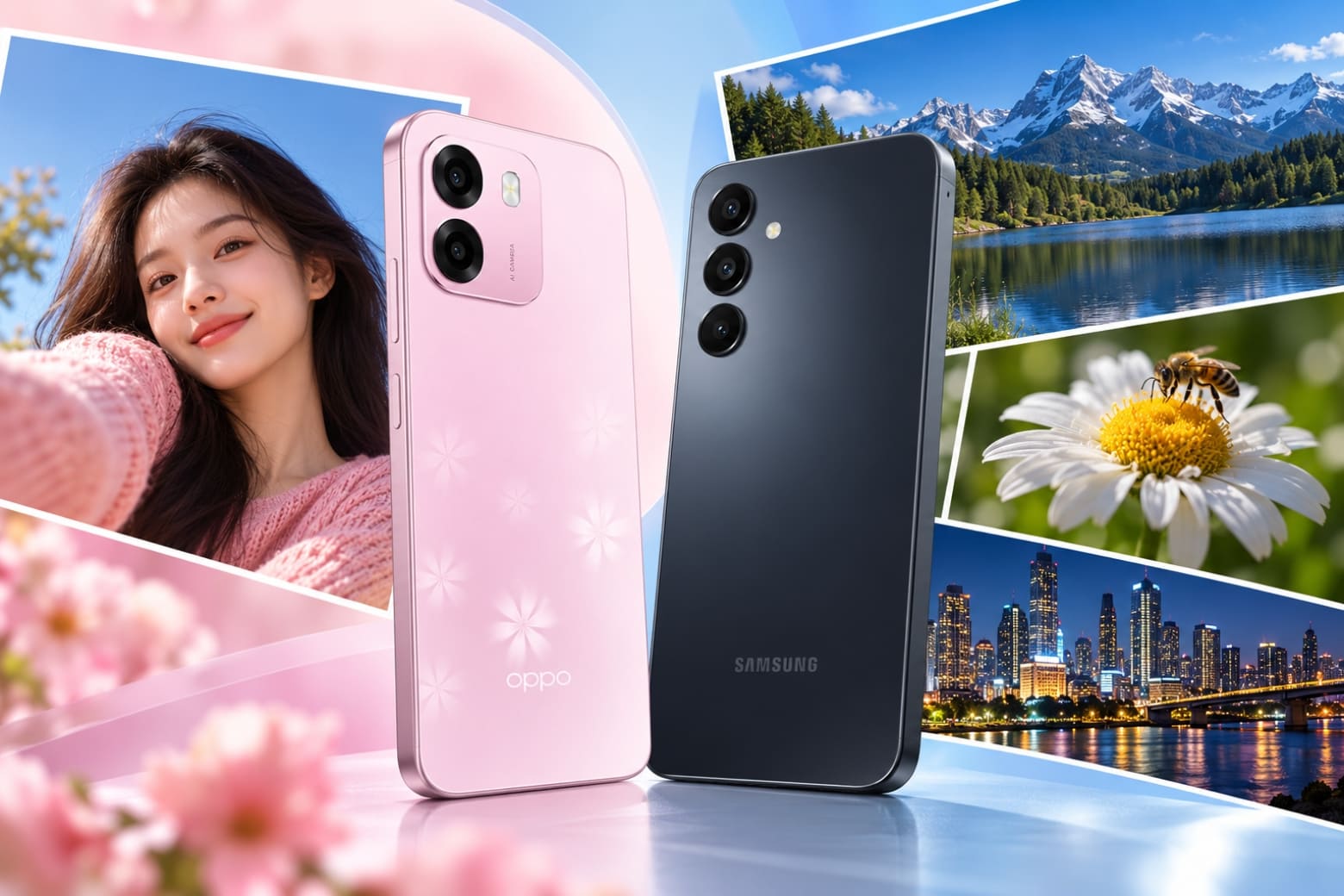 So sánh OPPO A6 và Samsung A16 4G: Nên mua máy nào? 12 Samsung linh hoạt hơn nhờ camera góc rộng và macro