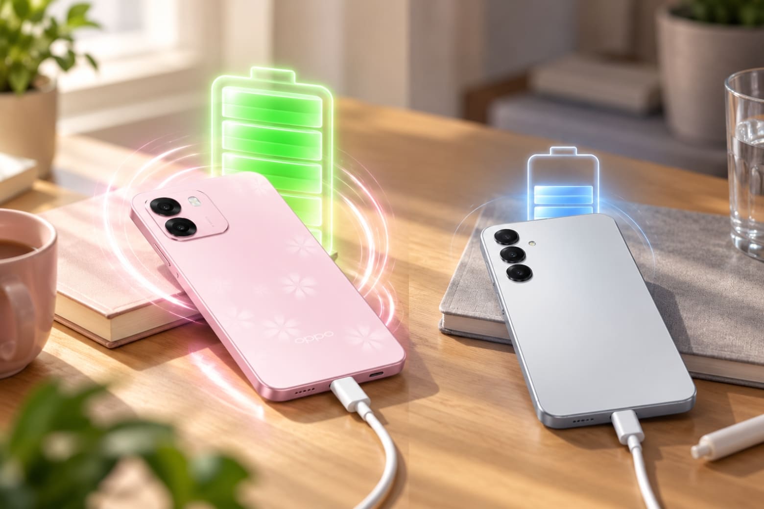 So sánh OPPO A6 và Samsung A16 4G: Nên mua máy nào? 13 OPPO sở hữu pin 7.000mAh cùng sạc nhanh 45W