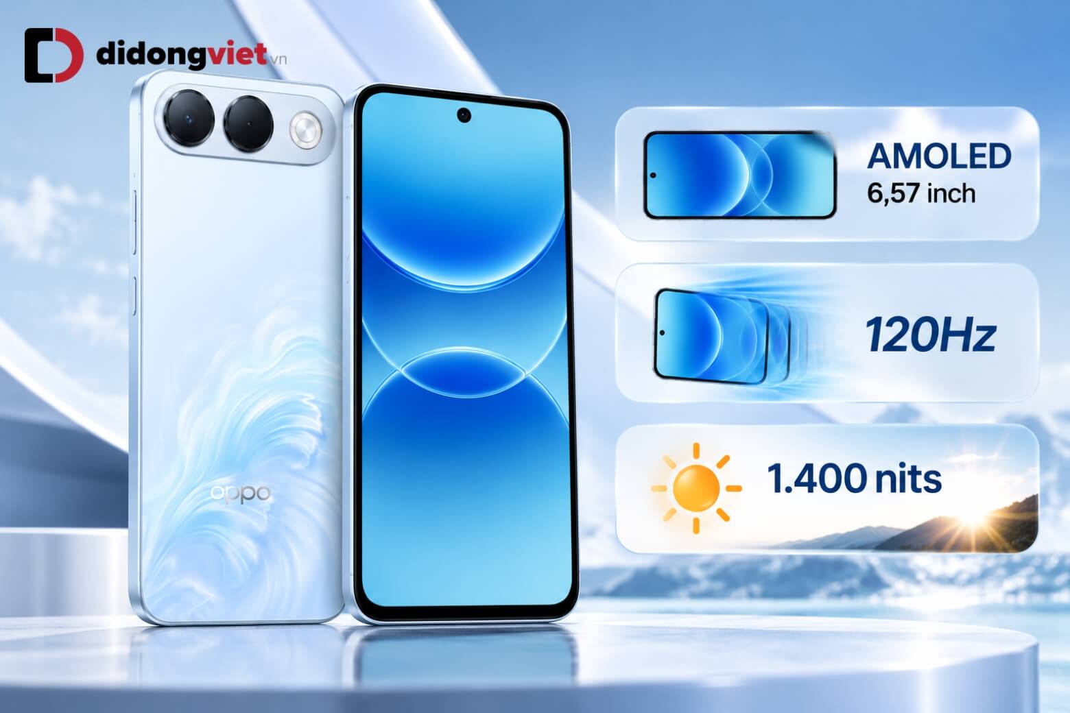 So sánh OPPO A7 Pro 5G và iPhone 16e: Đột phá tính năng hay bền bỉ dài lâu? 15 So sánh OPPO A7 Pro 5G và iPhone 16e màn hình AMOLED 120Hz
