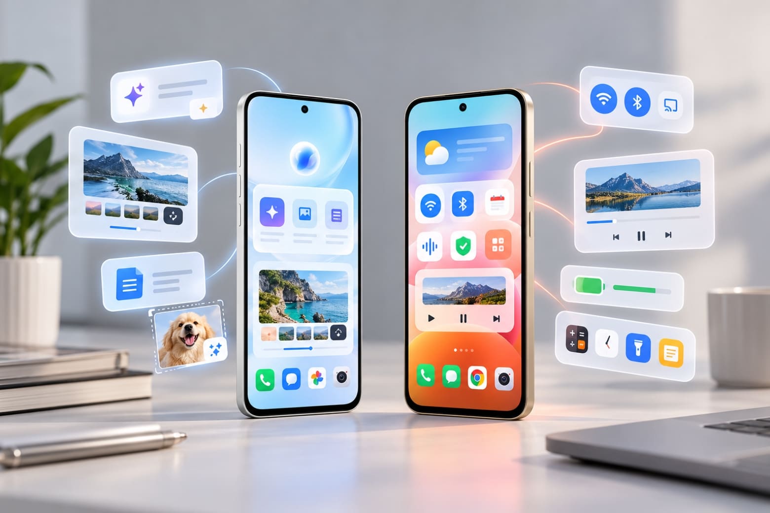 So sánh OPPO A7 Pro 5G và REDMI 17 5G: Nên mua máy nào? 15 OPPO đa dạng công cụ AI, REDMI nổi bật tiện ích kết nối