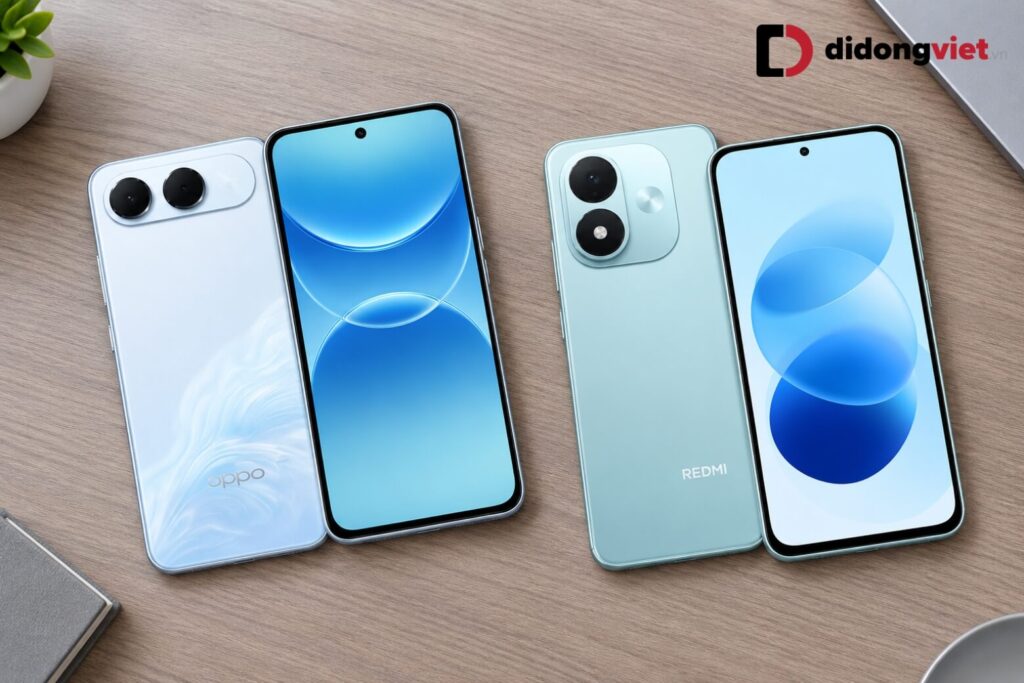 So sánh OPPO A7 Pro 5G và REDMI Note 17 5G: Đâu là lựa chọn tối ưu? 10 OPPO A7 Pro 5G nổi bật với độ bền và camera selfie, còn REDMI Note 17 5G ưu tiên màn hình lớn và pin dung lượng cao.